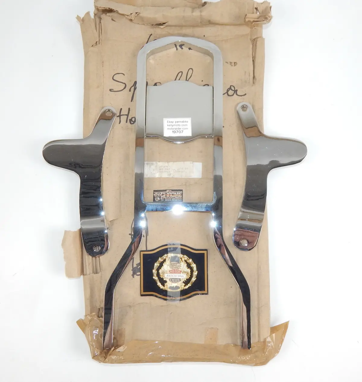 Chrome Specialties Backrest Mount Sissy Bar Harley Davidson Xl 1979-Up Sportster 1
