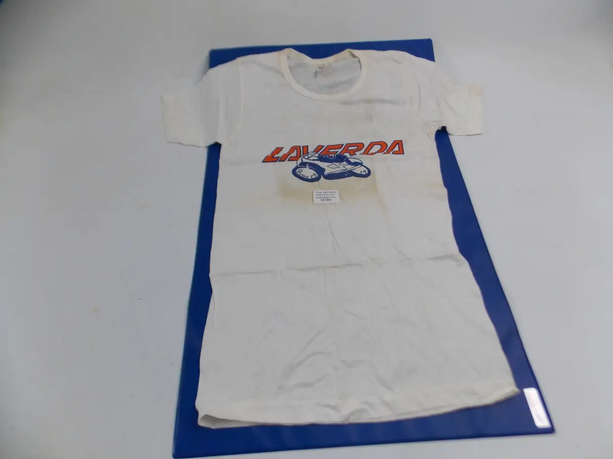 1980'S Laverda T-Shirt White Color Size Small 750 1000 125 Lb Sf Atlas Zundapp 1