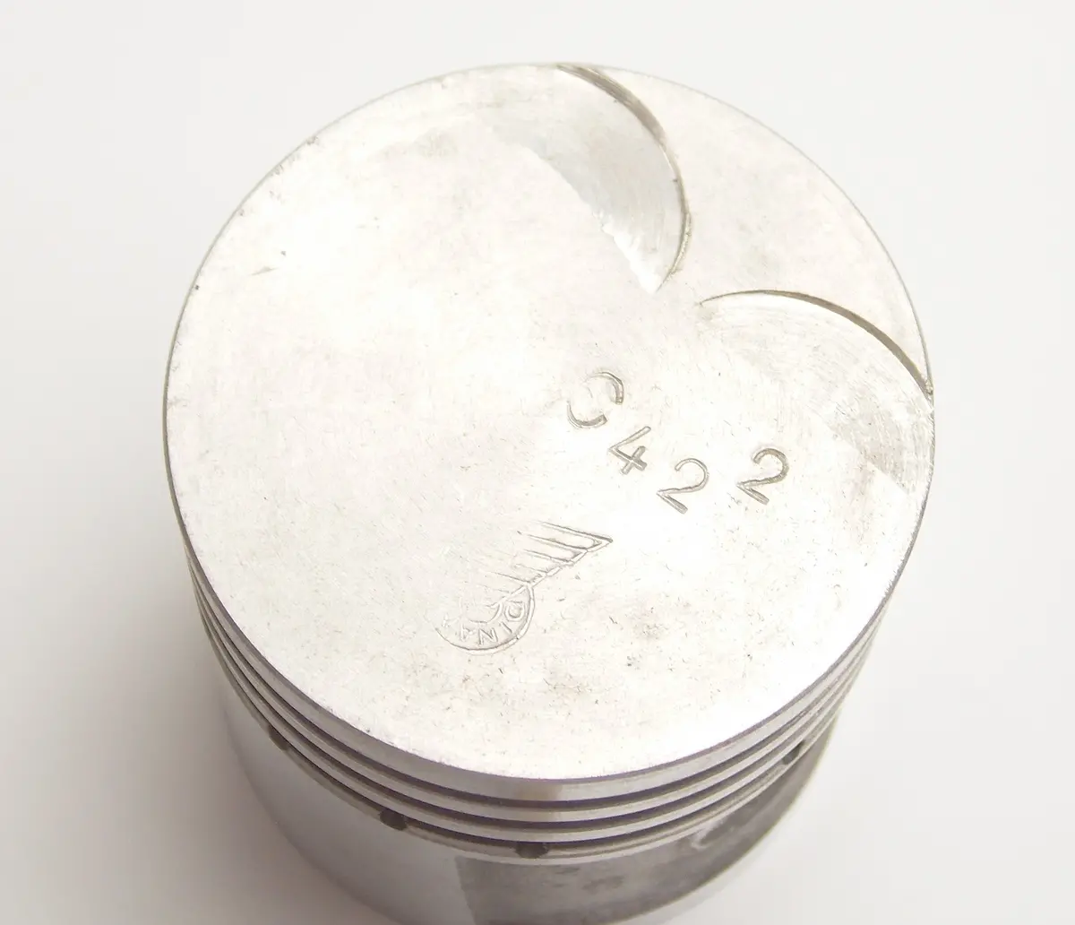 Nos Dinamin Piston + Ring + Pin + Clips Diameter 42.2Mm Ducati 60Cc Motor Engine 2