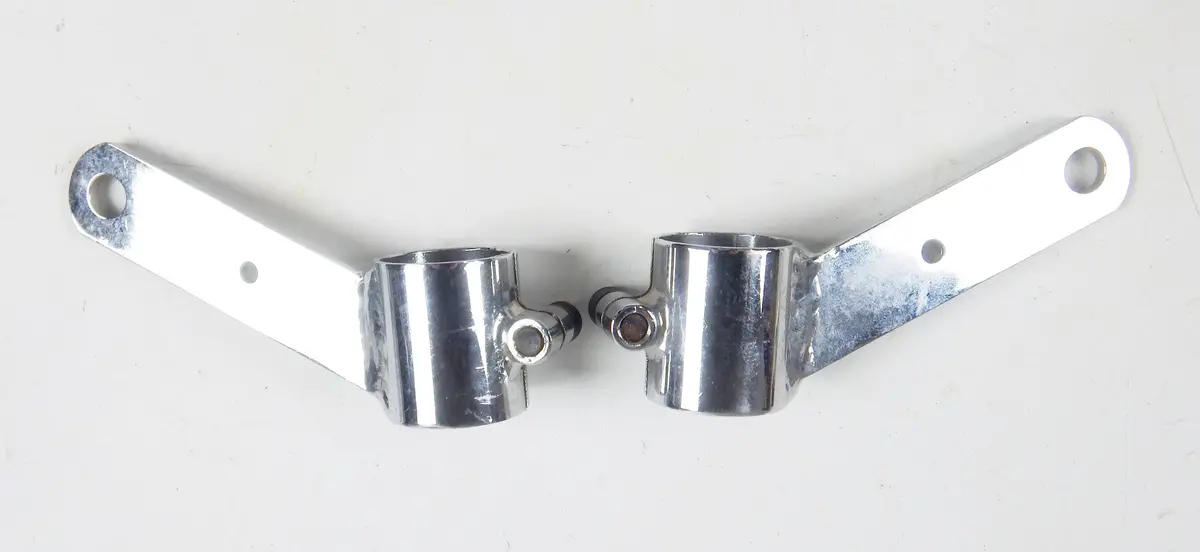 Vintage Motorcycle Moped Head Light Brackets Id=31Mm Arm L=72 Mm Sachs Puch Dkw 2