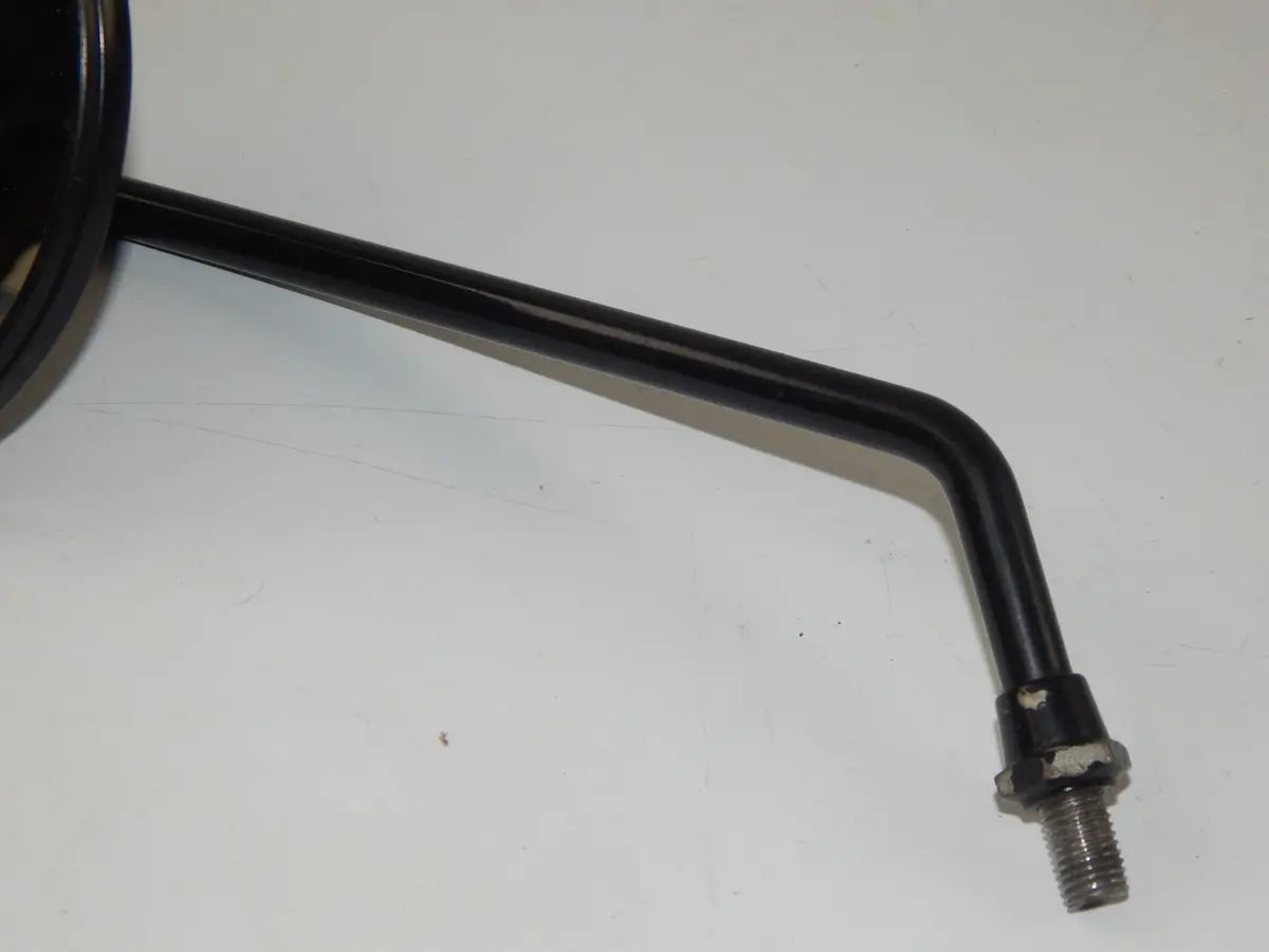 Motorcycle Rear View Mirror Left Black Ducati Guzzi Benelli Yamaha Thread D=10Mm 2
