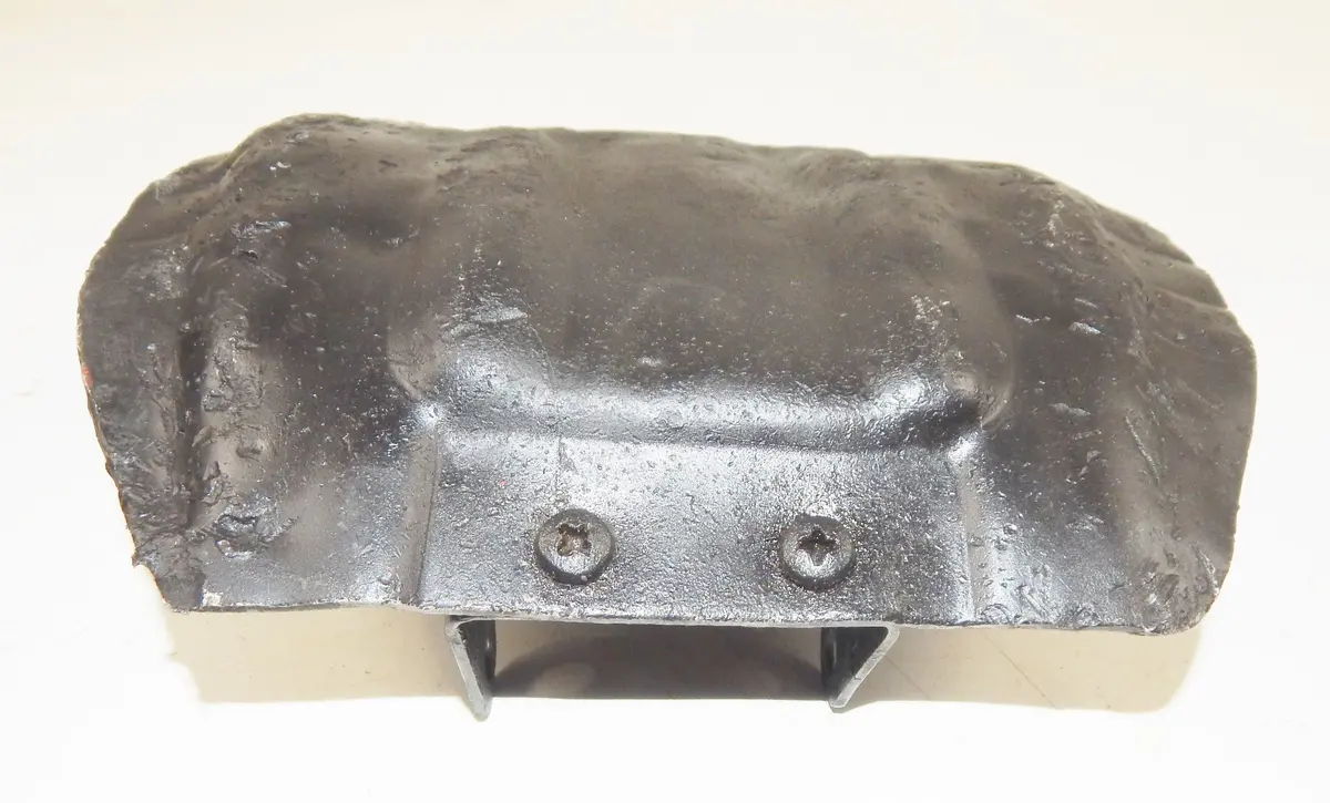 1970'S Fantic Motor 125 Trial Engine Frame Skid Plate Protector Aluminum Vintage 2