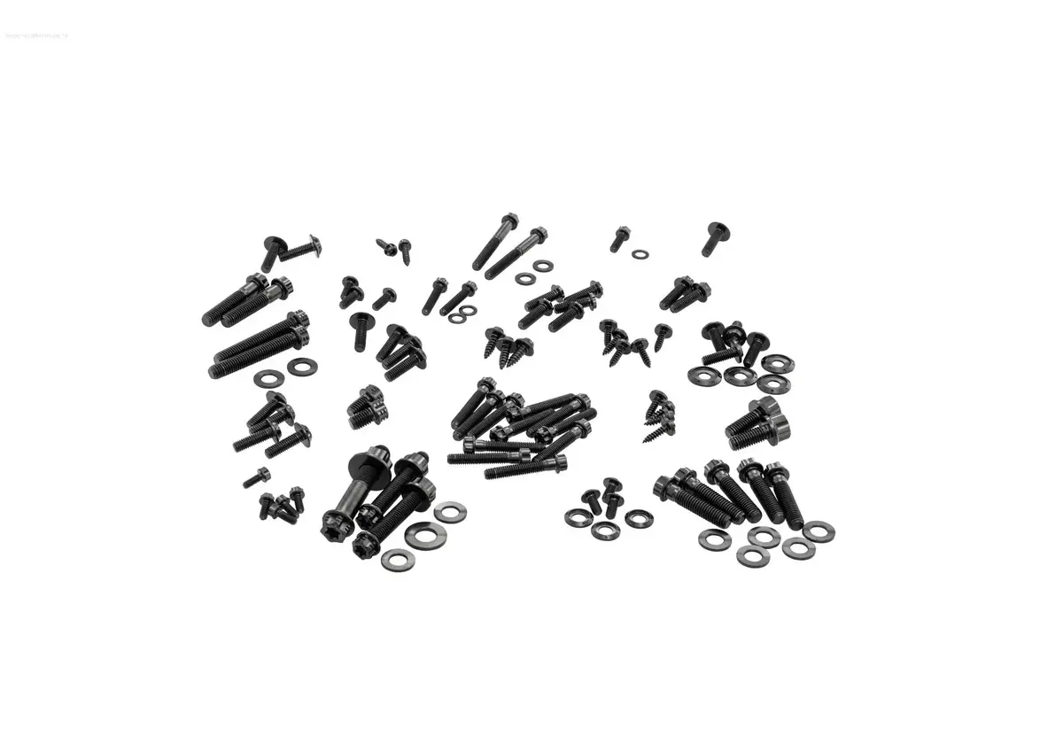 Screw / Bolt Kit Black | Vespa Primavera/Sprint 125/150Cc I.E. 3V 4T Ac Iget 1