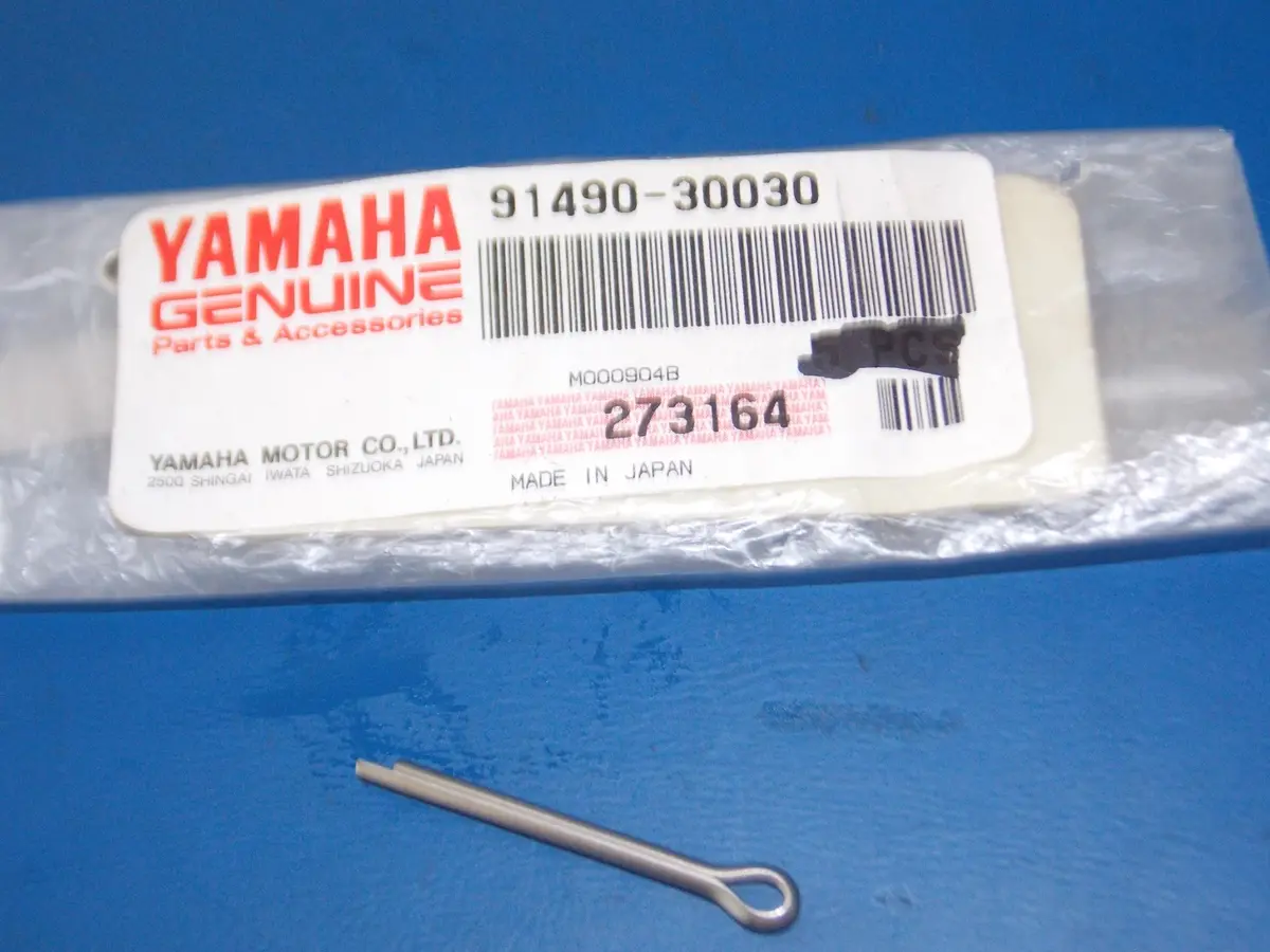 Nos Yamaha 1995-2018 Xv250 Yfz350 Yfm350/400 Pz480 Cs340 Cotter Pin 91490-30030 1