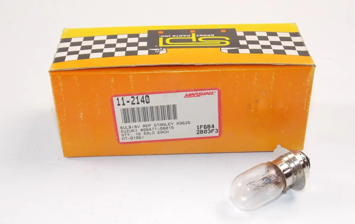 Spi 11-2140 Bulb 6V Suzuki 1983-87 Alt125/50|Lt125|Dr125/200|Gsxr50 09471-06015 1