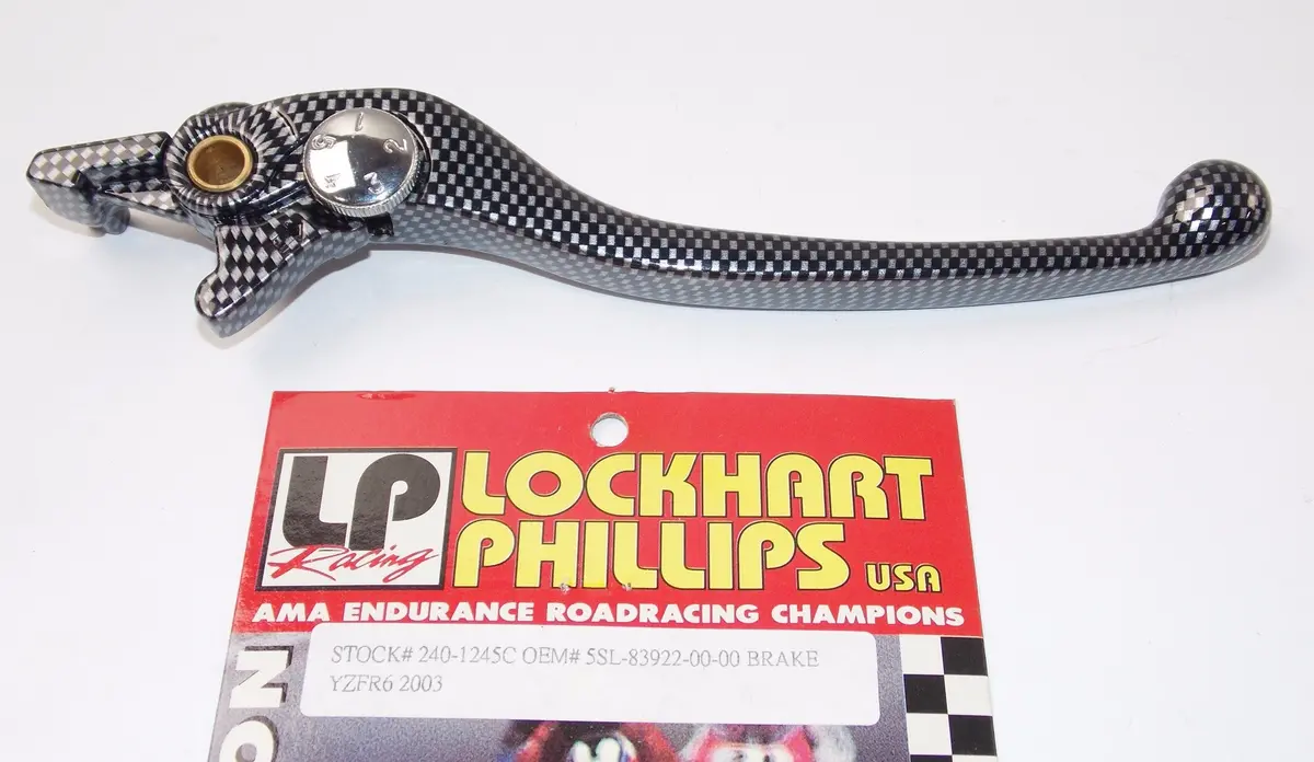 Lockhart Phillips Carbon-Look Brake Lever Yamaha 2003 Yzfr6 240-1245C 1