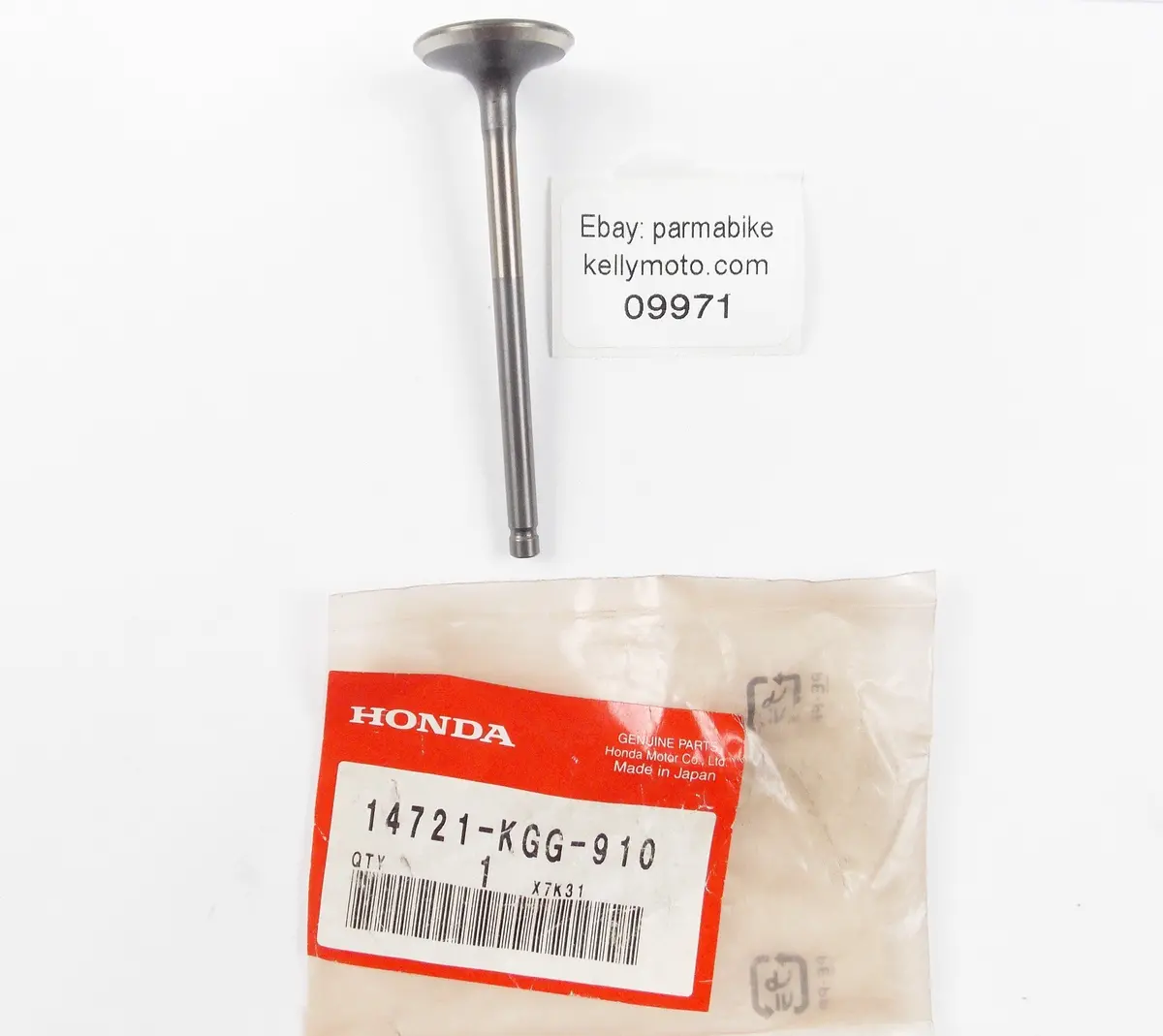 Nos Oem Honda 2010 Sh150 Valve Exhaust 14721-Kgg-910 | 14721Kgg910 1