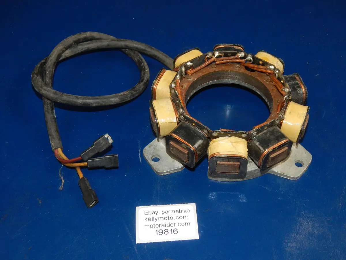 Vintage Ducati Elettrotecnica Engine Igntion Stator Cagiva Morini Gilera Aprilia 1