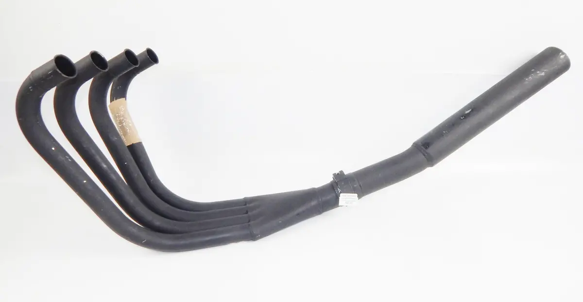 Nos Marving Black 4 In Racing Open Exhaust Muffler Pipe Kawasaki Z550 Gp K013n 1