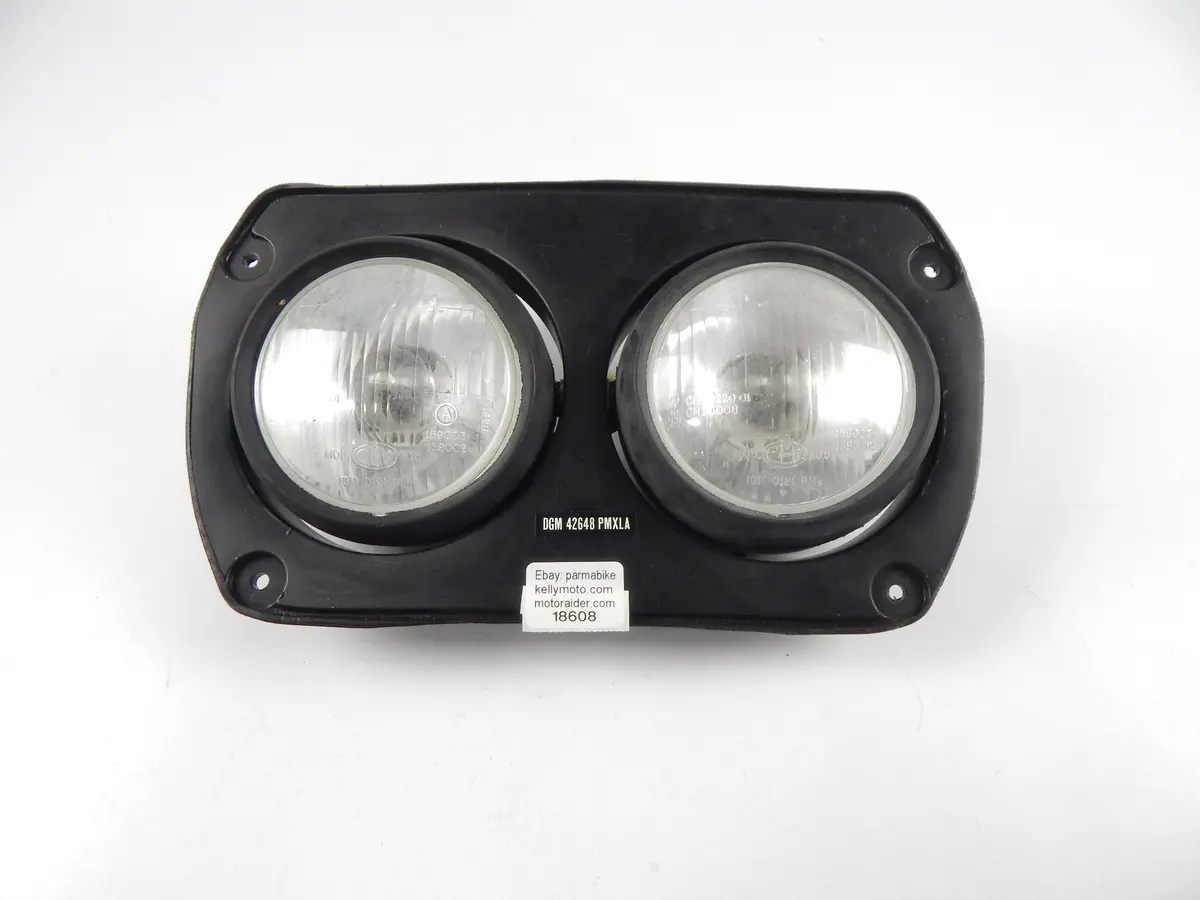 Motorcycle Dgm42648 Dual Headlight Cev 105 7.5"X3.5" Yamaha Honda Cagiva Laverda 1