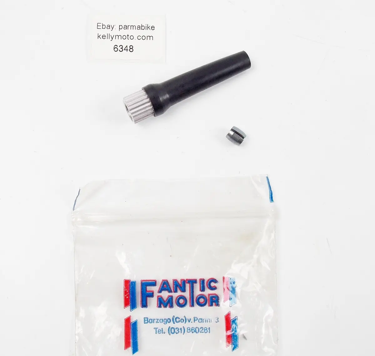 Nos Oem Fantic Motor Throttle Control Cable Rubber Dust Boot W/Nut 1