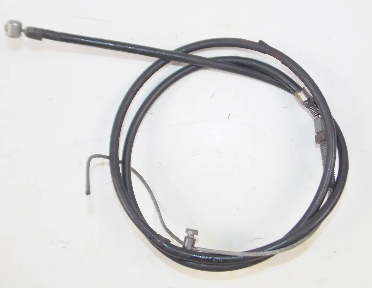 1972 Morini Corsaro 125 Black Vinyl Front Wheel Brake Cable 2