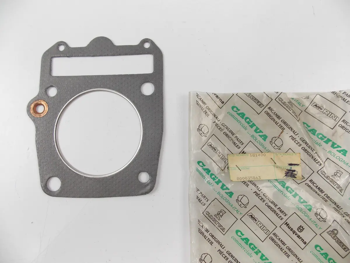 Nos Oem Cagiva 1984-1988 Ala Rossa 350 Ii Serie Cylinder Head Gasket 800035863 1