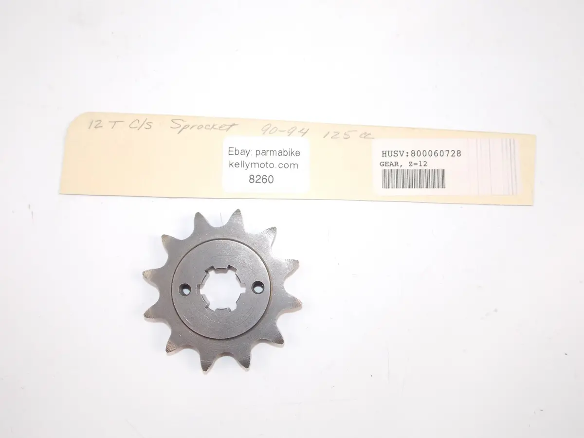 Nos Oem 1990-1994 Husqvarna Cr 125 Motor Front Counter Sprocket 12T 800060728 1