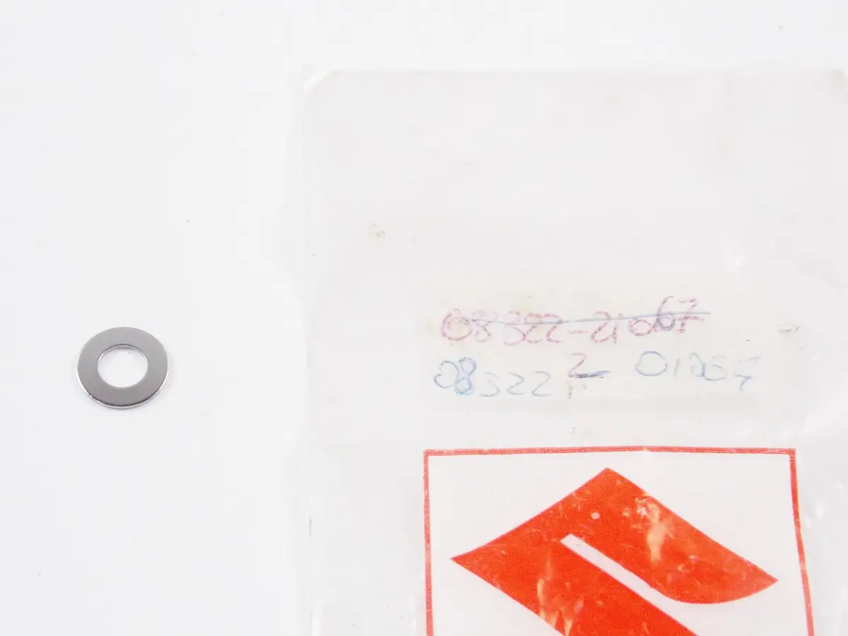 Nos Oem Suzuki 1984 Lt185 1991 Vs1400 Washer, Front 08322-21067 | 08322-01067 1