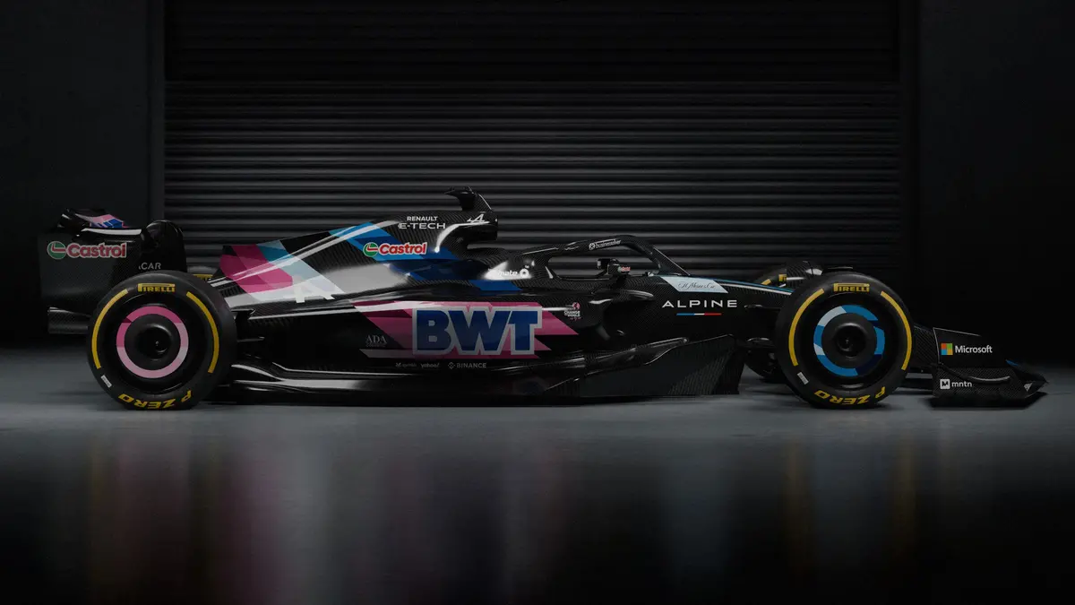 Official Bwt Alpine F1 Team A524 Show Car 1