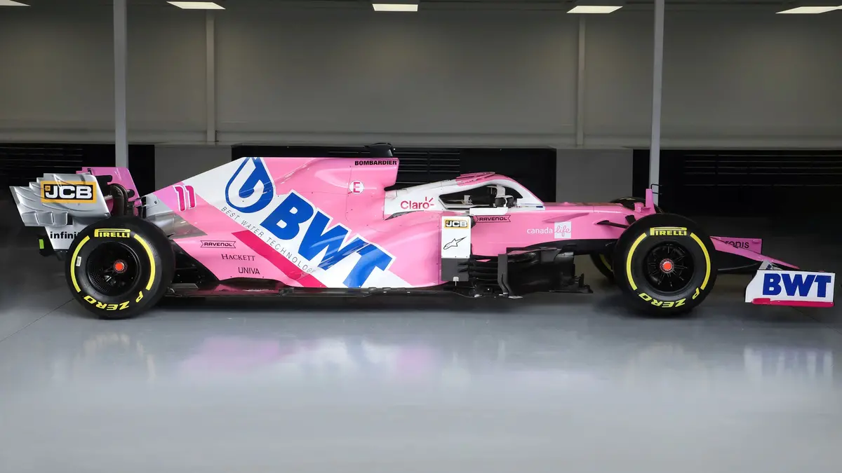 2020 Sergio Pérez Bwt Racing Point F1 Team Race-Winning Rp20 Official Show Car 1