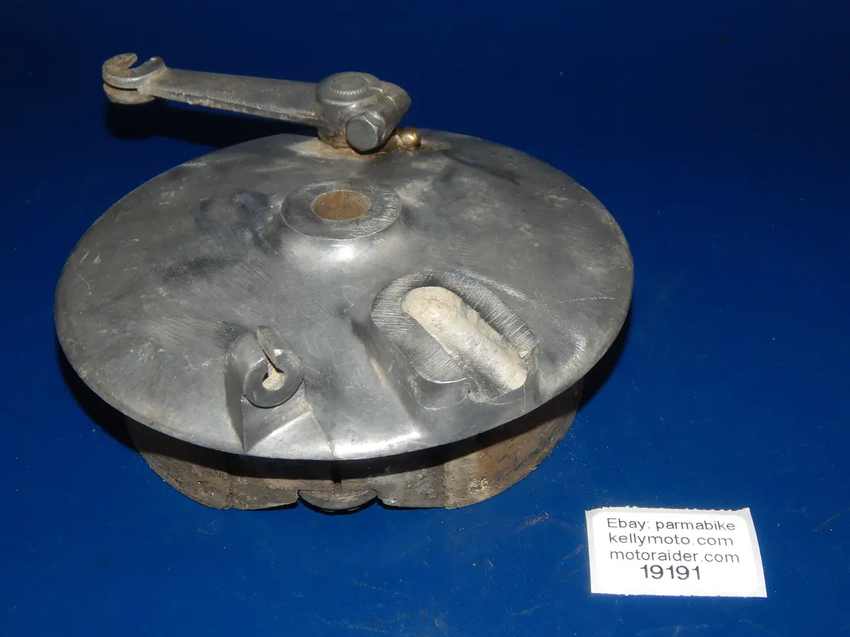 Vintage Morini Front Wheel Brake Plate D=155Mm Motorcycle Moped Italy 1