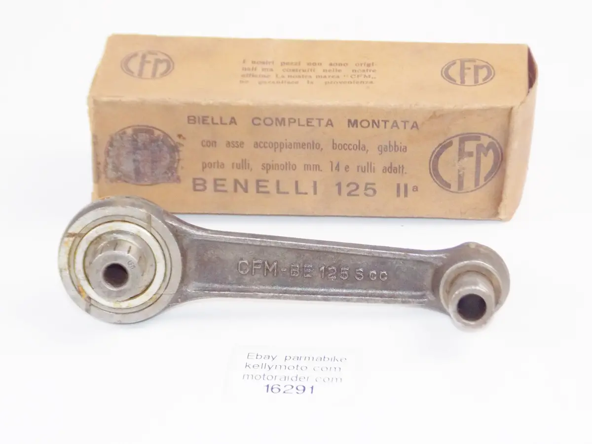 Cfm Connecting Rod + Pins + Bearing Benelli 125 Cc 2Nd Overall Length 144 Mm 1