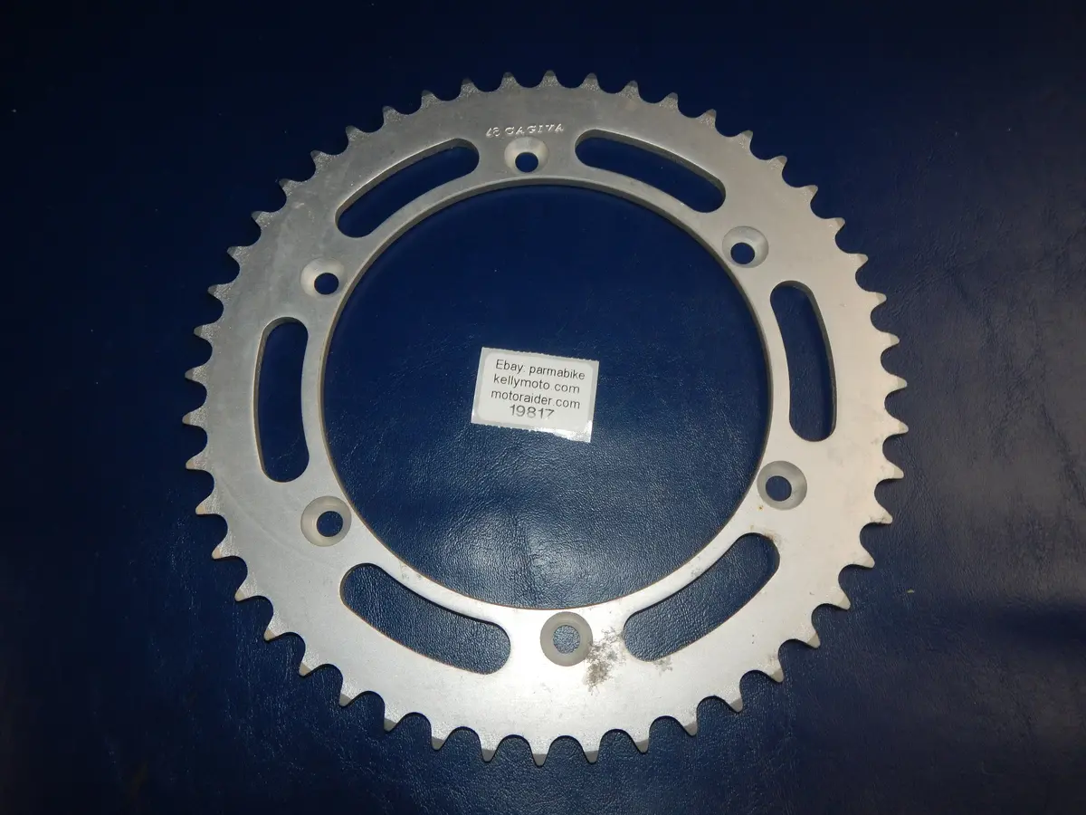Cagiva 48T Rear Wheel Sprocket Aluminum Ducati Morini Husqvarna Vintage 1