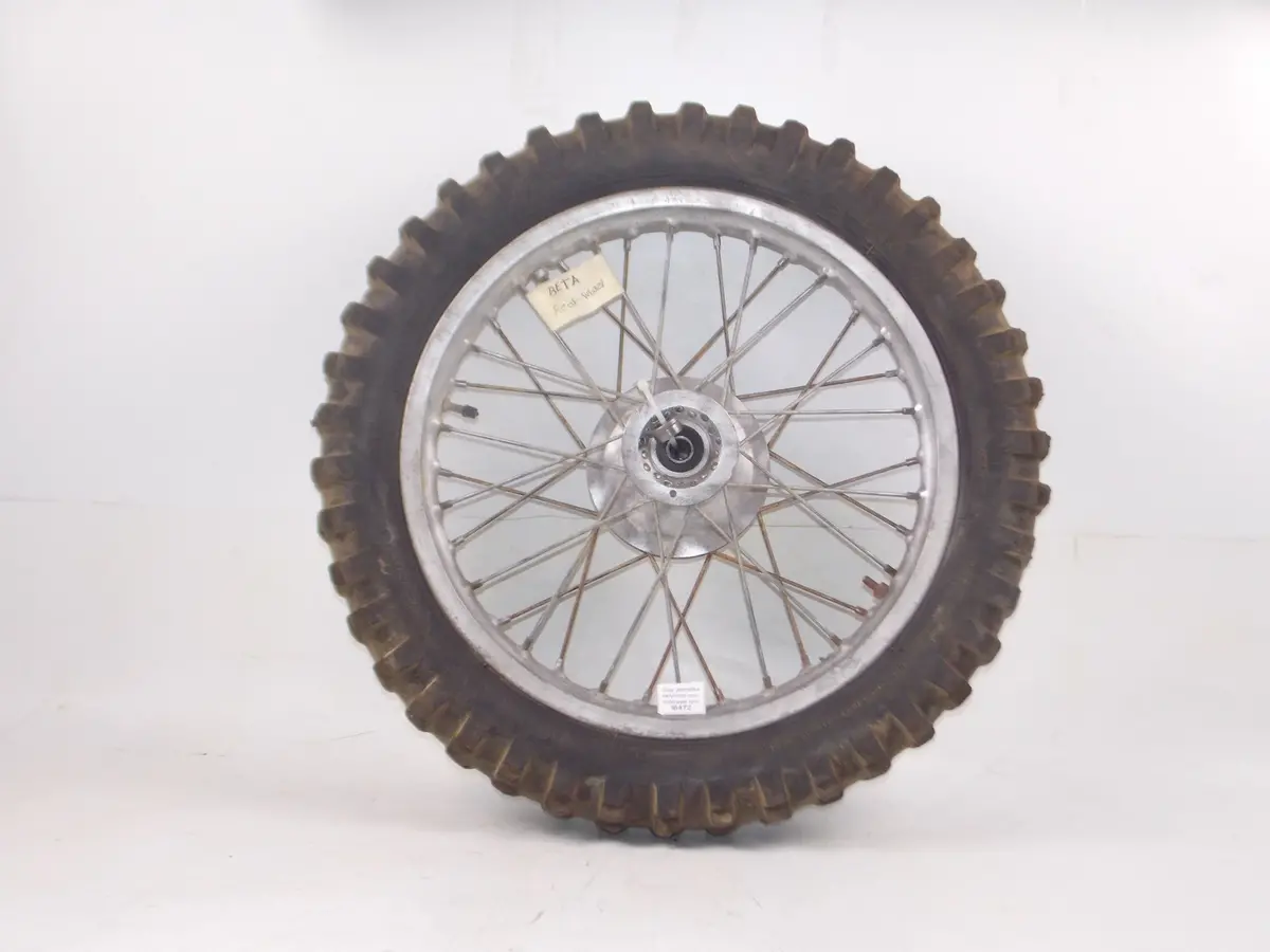 18" Rear Wheel Tire Rim Akront Hub Spokes Beta Simonini Cagiva Aprilia Vintage 1