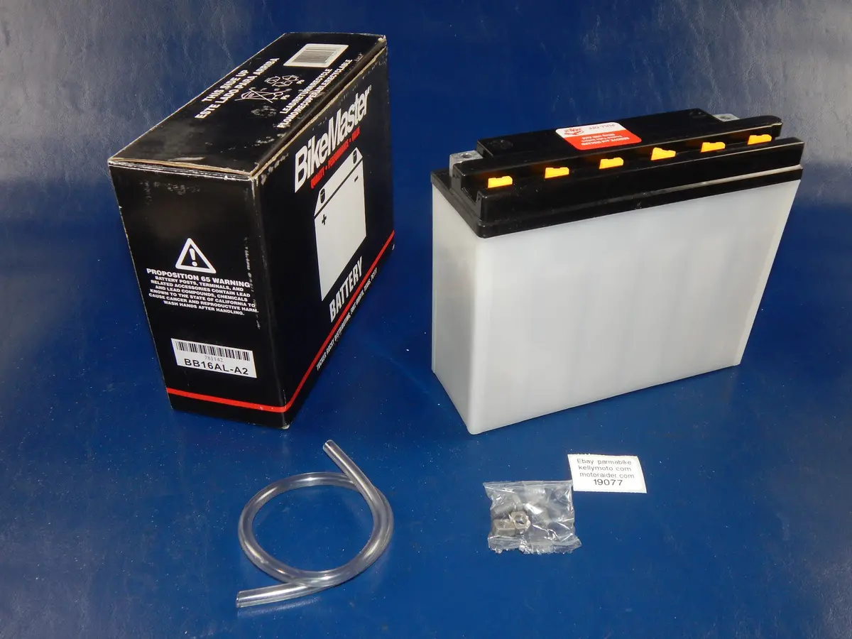 Bike Master Motorcycles Battery Bb12al-B2 Snowmobile Quad Moped Atv 1