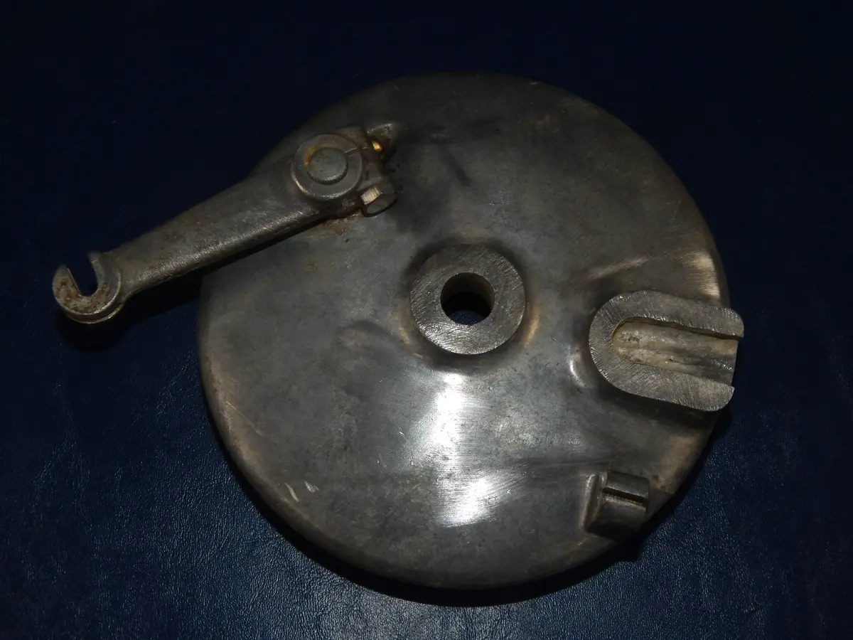 Vintage Morini Front Wheel Brake Plate D=155Mm Motorcycle Moped Italy 2