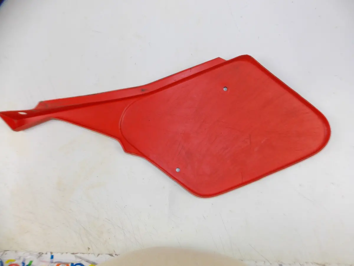 Vintage Beta 1983 Cr 250 Frame Chassis Rh Plastic Cover Red Panel Motocross 2