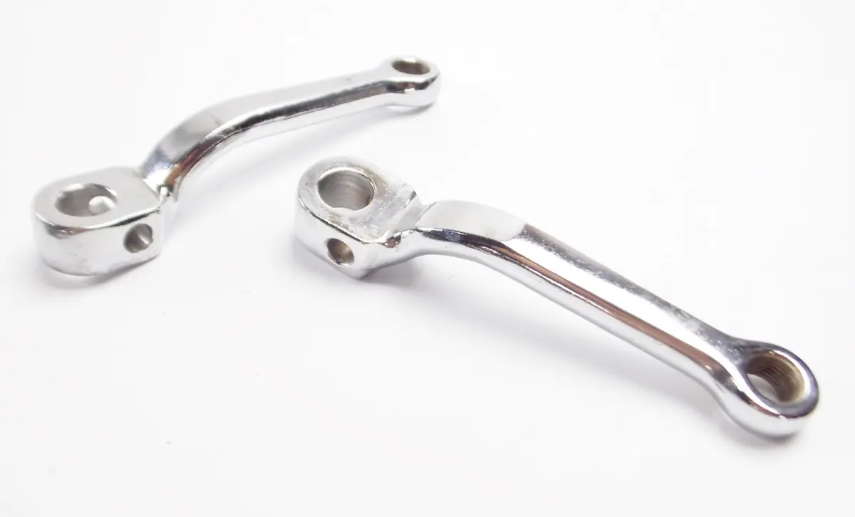 1 Pr Pedals Links Arms Moped Italy L=125Mm Guzzi Ducati Piaggio Negrini Legnano 2