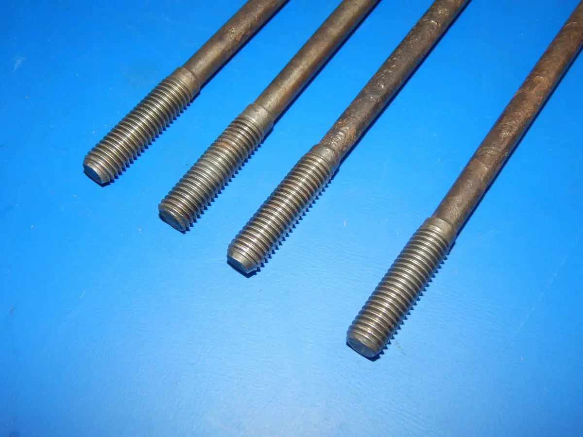 4 1970'S Husqvarna Motor Cylinder Studs L=180Mm Thread 10Mm Vintage 2