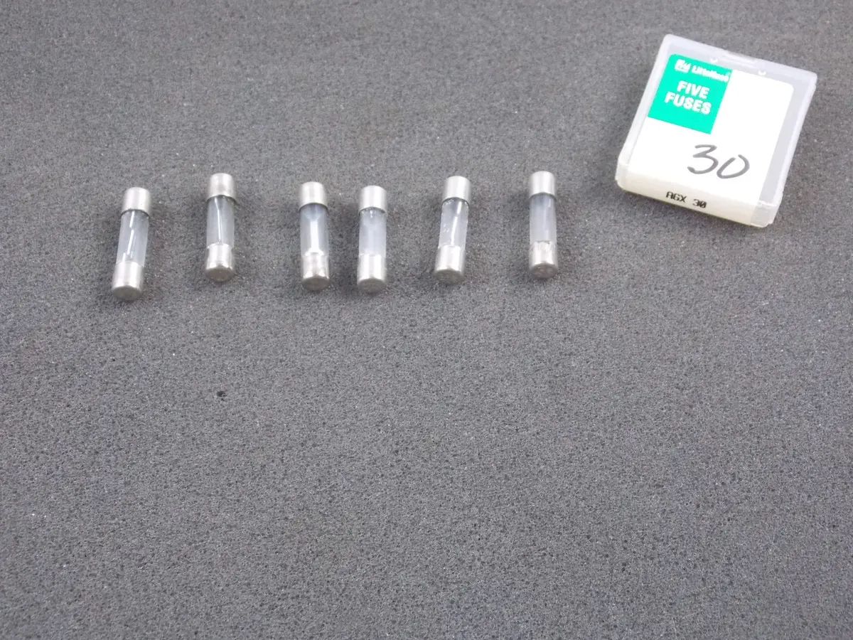 Littelfuse Cartridge Fuse 30 Amp Pkg Of 6 Agx30 1