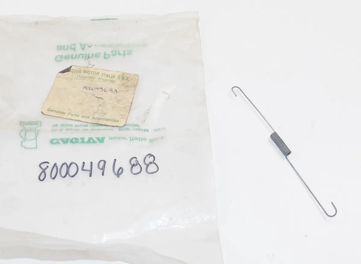 Nos Oem 1987 Elefantre 125 Rear Brake Control Spring Cagiva 800049688 1