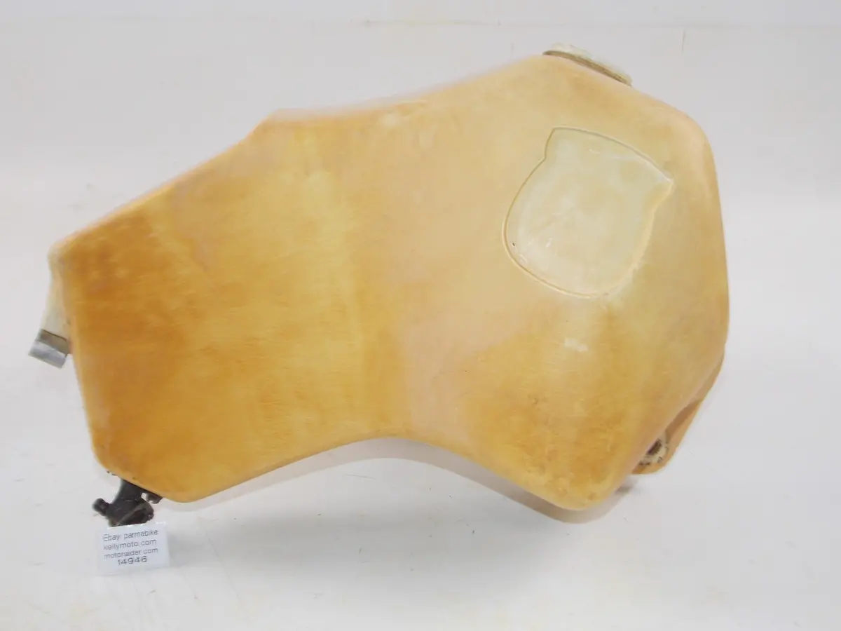 Husqvarna 1984 1985 Wr Cr 250 Fuel Gas Tank+Petcock Acerbis White Enduro Cross 1