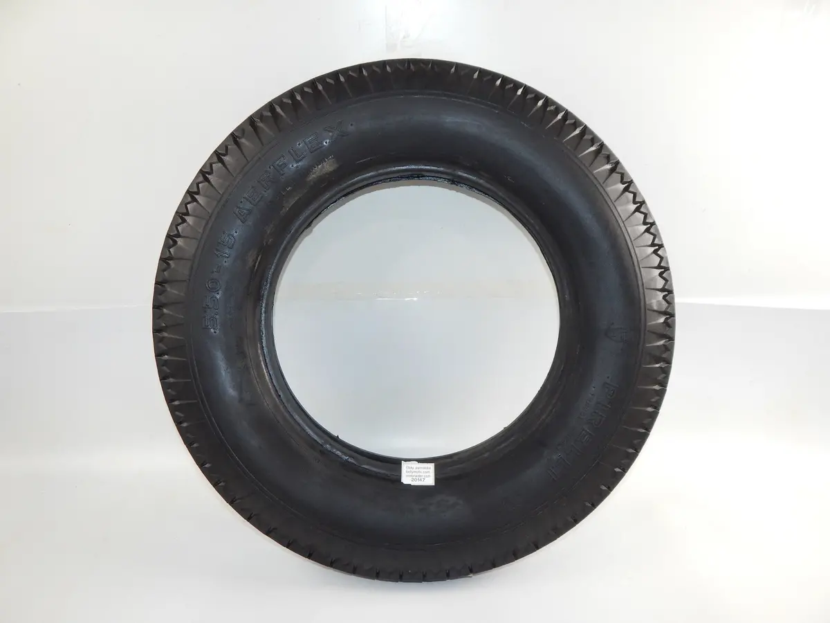 1930'S Vintage Automotive Pirelli Aerflex Stella Bianca Wheel Tire 5.50 X 15 1