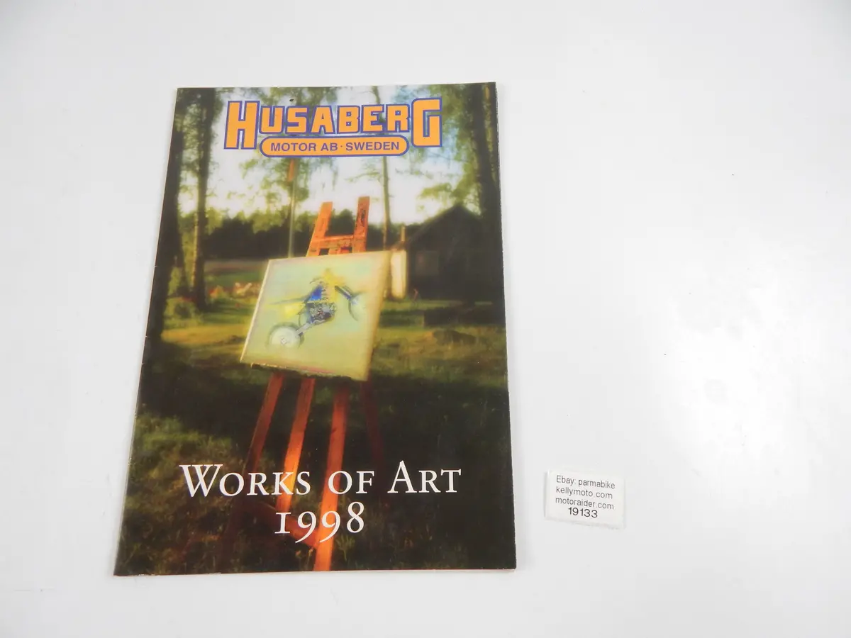 1998 Husaberg Model Line Up Brochure Poster Mark Ii Fe Fc Fx 400 501 600 1