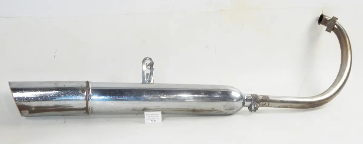 1970 Gilera 125 Giubileo Header+Exhaust Pipe Muffler Silentium Dgm 0378 Vintage 1