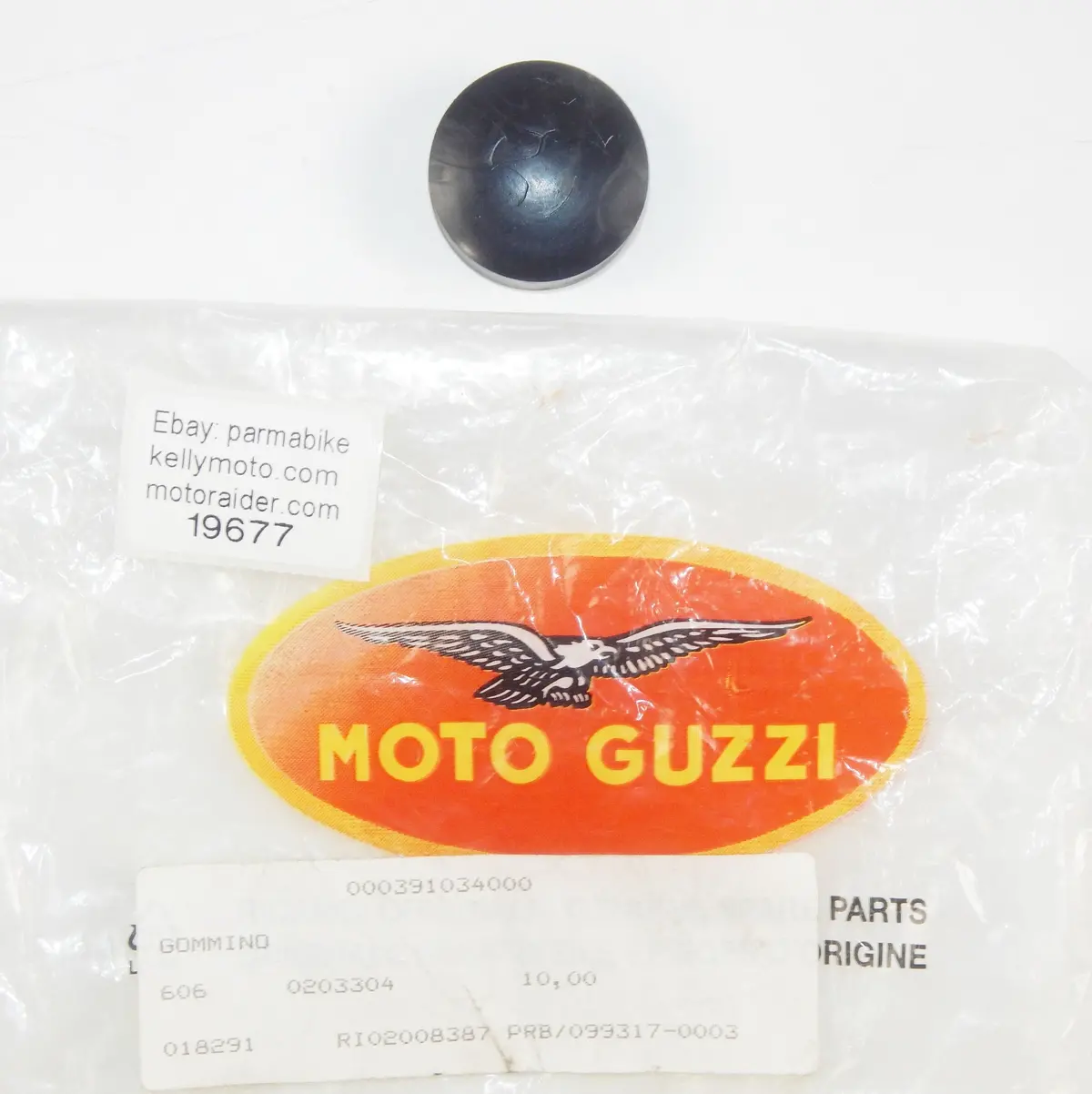 Oem Moto Guzzi  V35 V50 Fuel Tank / Sidestand Bumper Rubber Pad Ducati 750 Sport 1