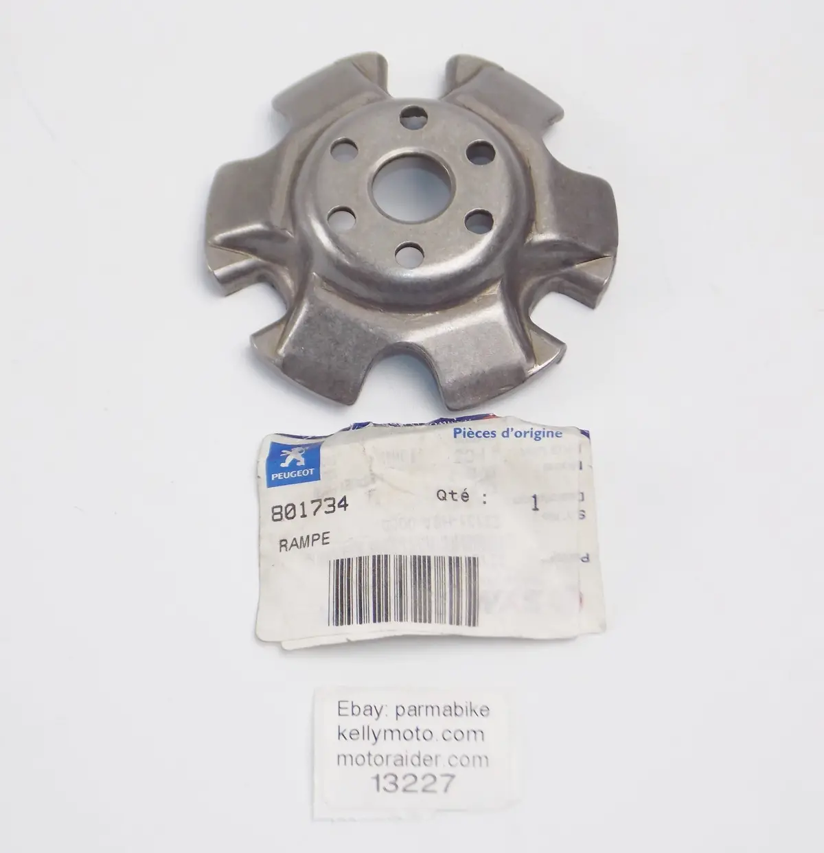Oem Peugeot Scooter Motor Variator Ramp Plate # 801734 1