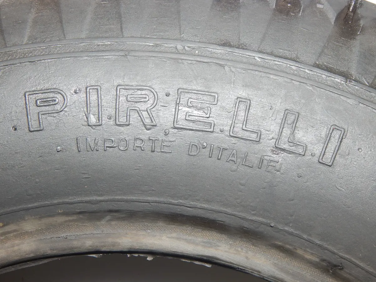 1930'S Vintage Automotive Pirelli Aerflex Stella Bianca Wheel Tire 5.50 X 15 2