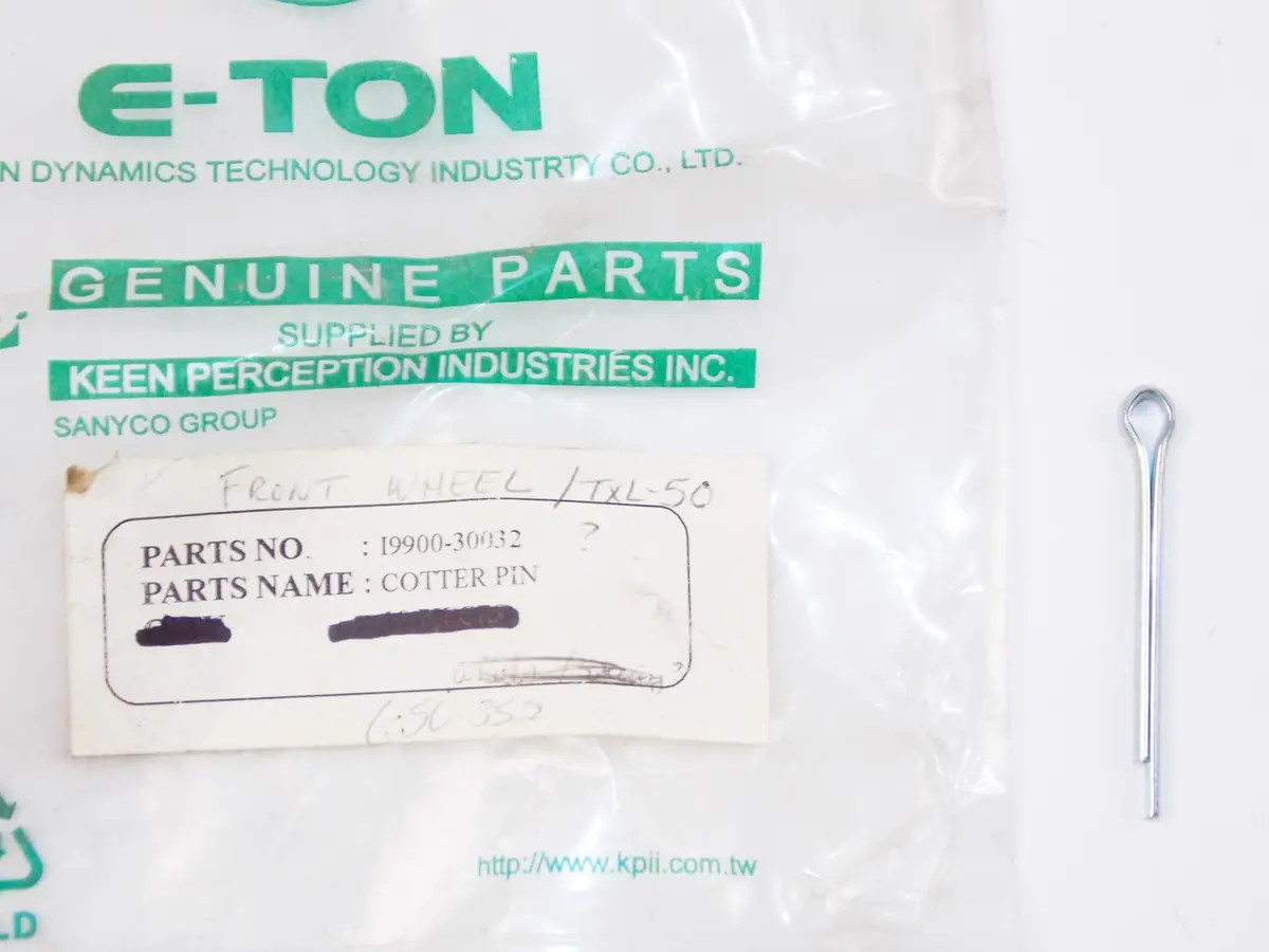 E-Ton Impuls /Viper/Sierra Cotter Pin Front Wheel 3X44mm 650.352|19900-30032 1