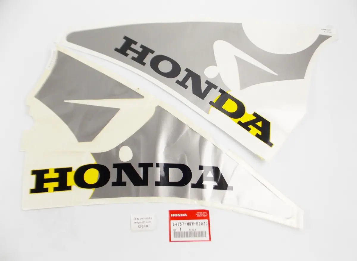 Oem Honda 2001 Cbr600 Stripe B, Left Right Lower Cowl Type3 Set 64357-Mbw-D20zc 1