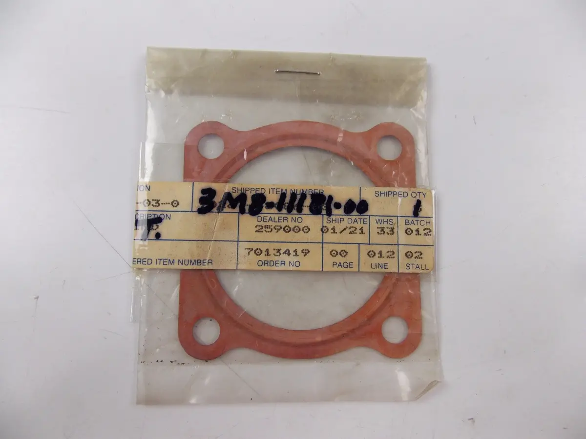 Nos Oem Yamaha 1983-1990 Cv80k Sv80en Riva80 Gasket Cylinder Head 3M8-11181-00 1