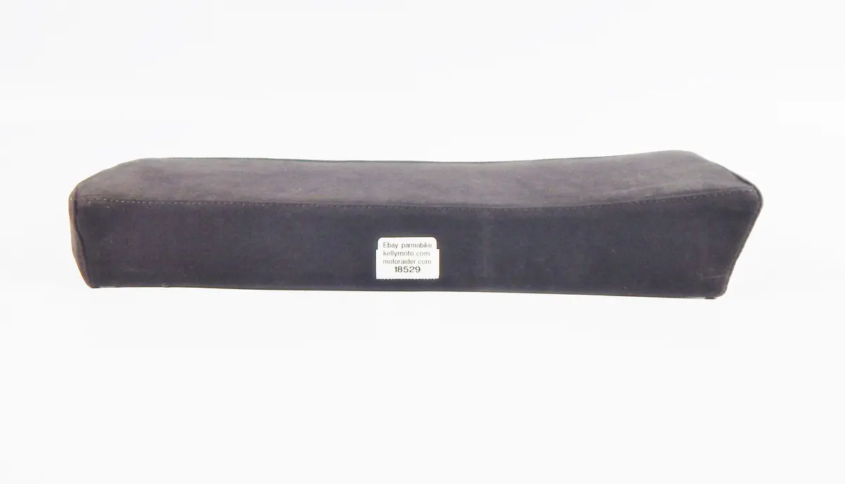 1970'S Ga-Man Suede Fabric Motorcycle Saddle Seat L=17" W=7.5" Ducati Morini Lem 1