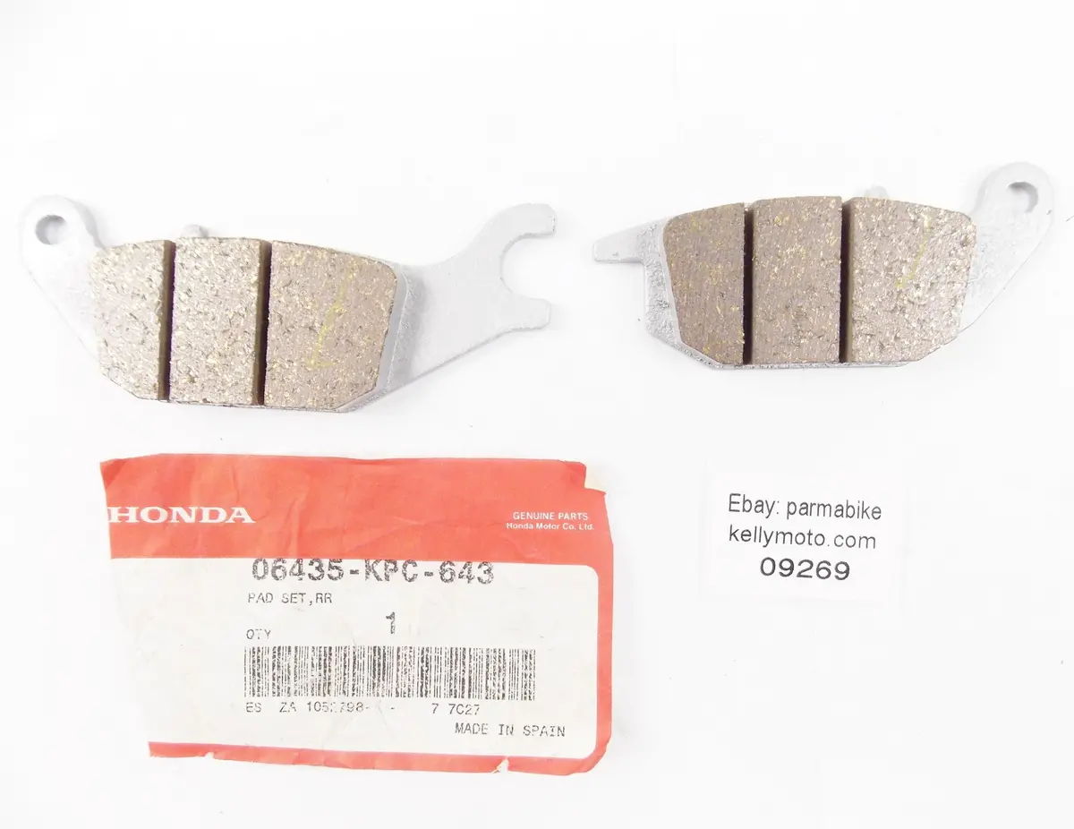 Nos Oem 2001-2011 Honda Xl125v Rear Brake Pads Set 06435-Kpc-643 1