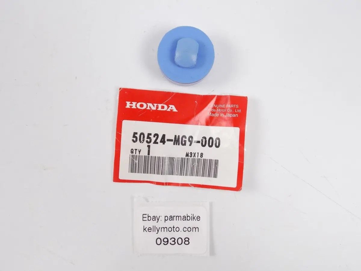 Nos Oem Honda 1995 Cb1000 1989-1990 Cb400 Rubber, Stand Stopper 50524-Mg9-000 1