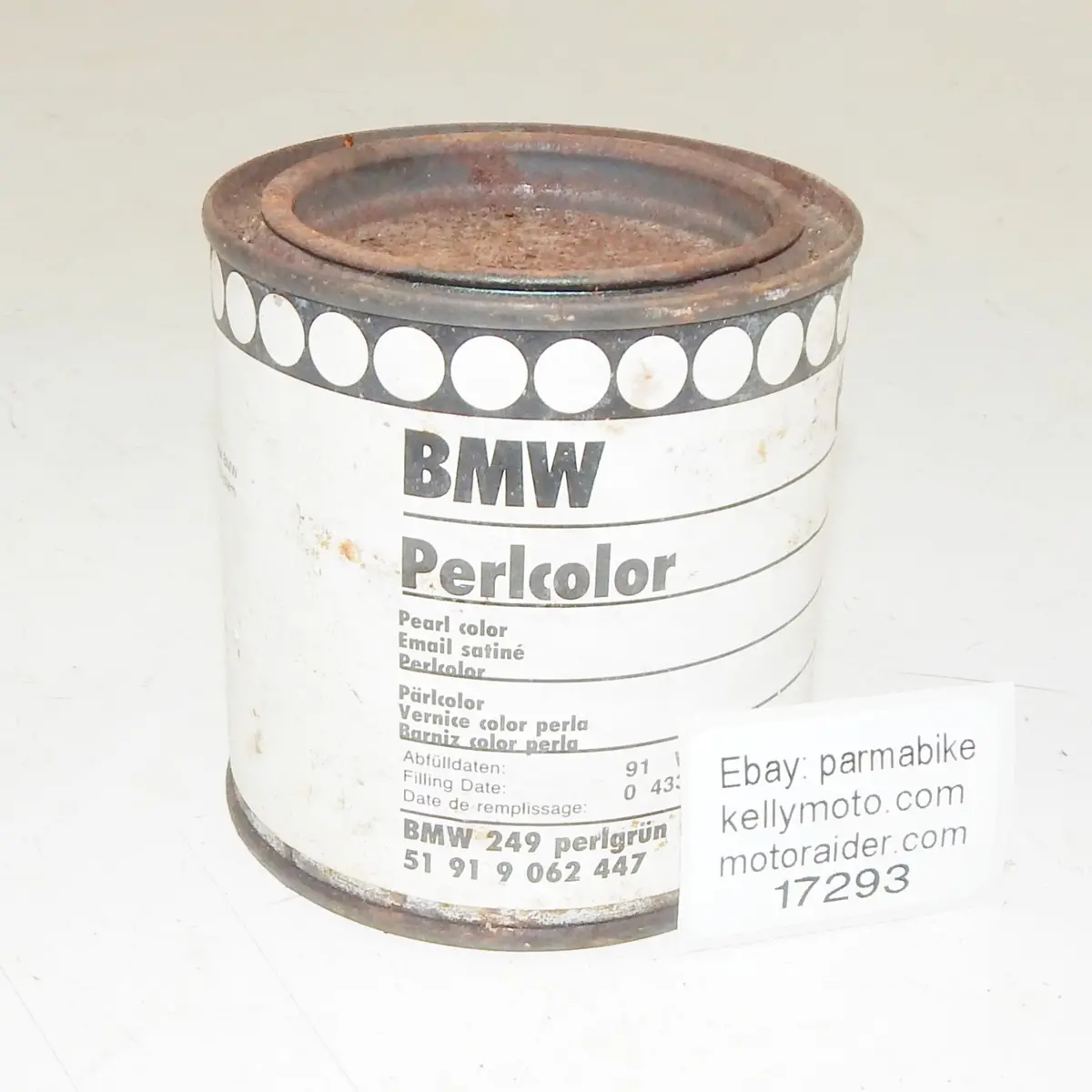 Oem Bmw Paint Can 250Ml Pear Color Bmw 249 Pear Green (Perlgrün) 51919062447 1