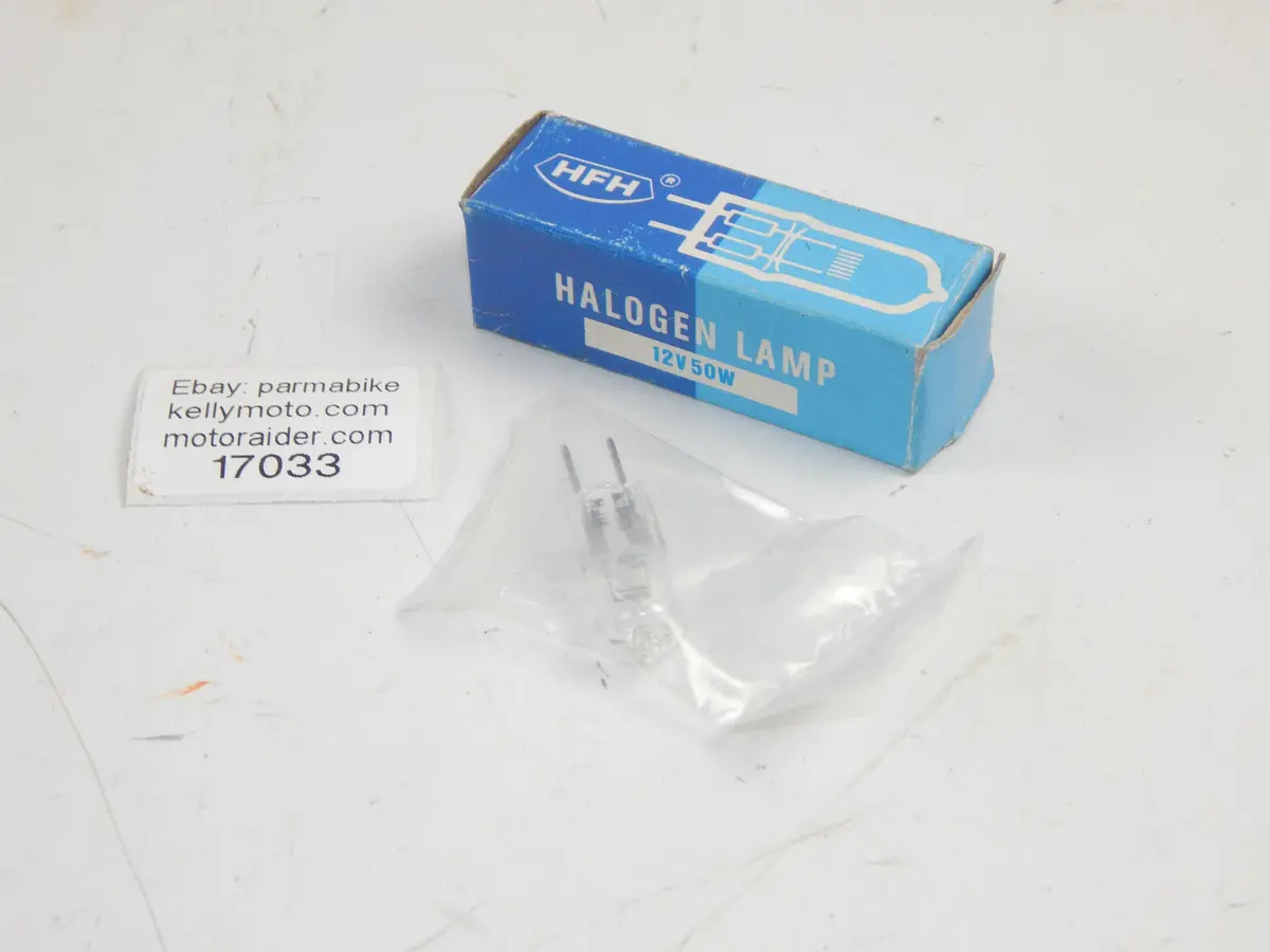 Hfh Halogen Lamp 12V 50W Bi-Pin Motorcycle Moped Scooter Vintage 1