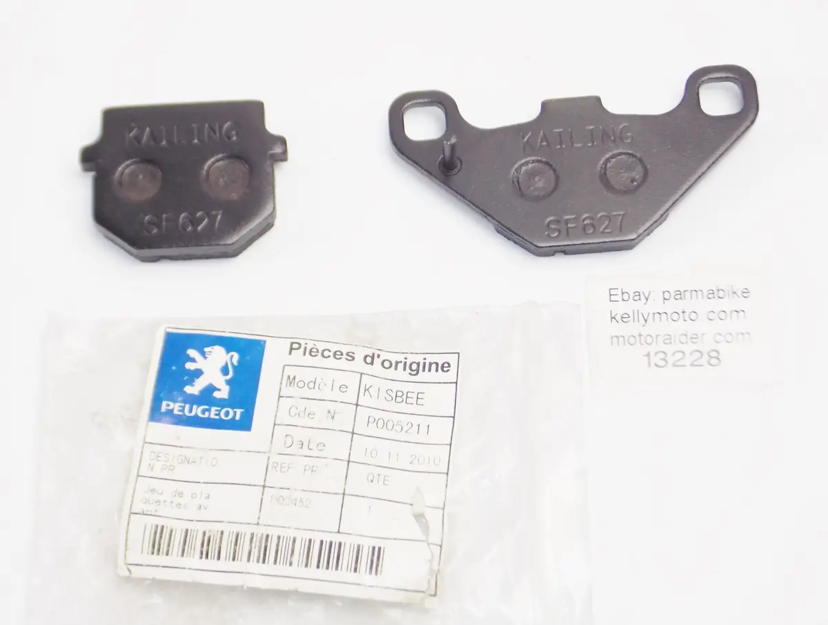 Oem Peugeot 2010 Kisbee Rs/2016 Kisbee 4Ta Oy D Front Brake Pad Plates #  802452 1