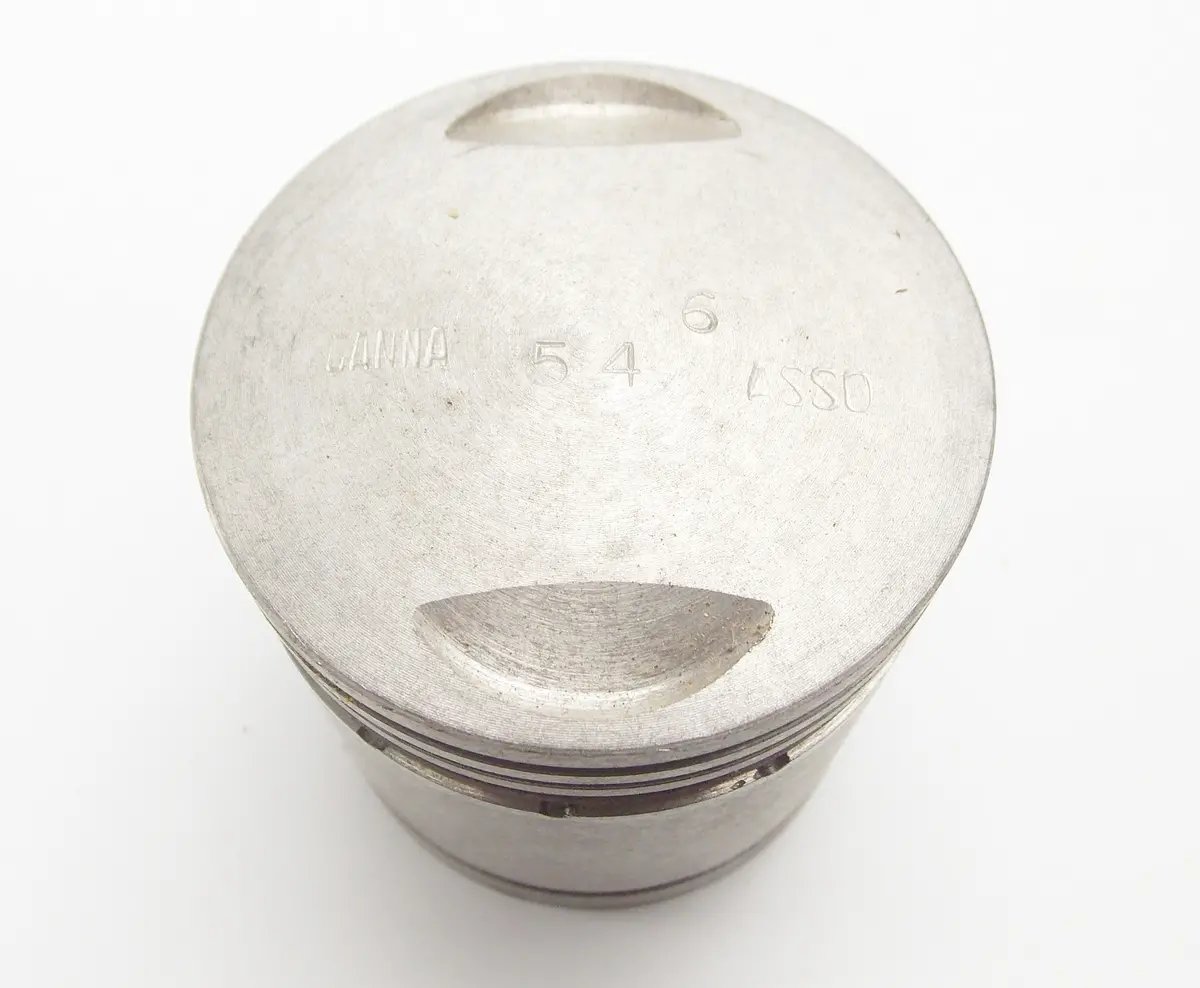 Nos Asso Werke Piston + Rings Diameter 54.6 Mm Gitan 175 Cc 2