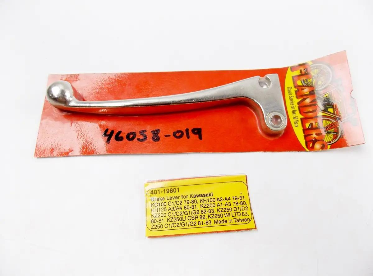 Nos Flanders Front Brake Lever Kawasaki 78-79 Kz200 401-19801 | Oe # 46058-019 1